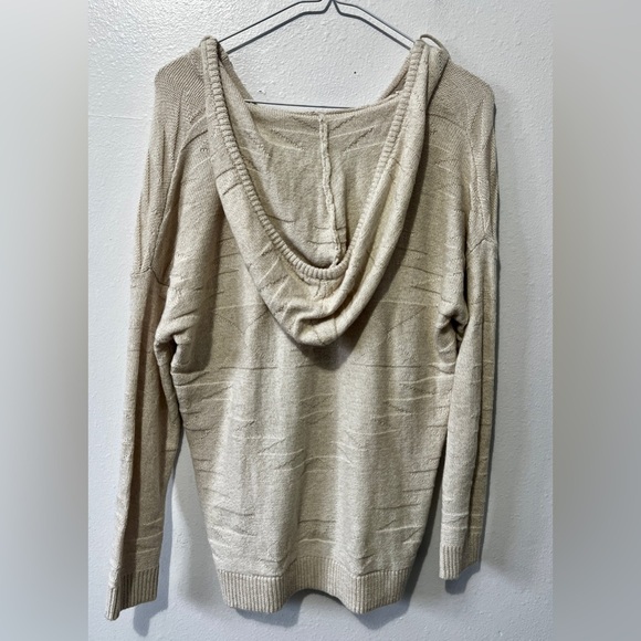 American Eagle Beachy Boho Knit Hooded Sweater - XS - Picture 8 of 9